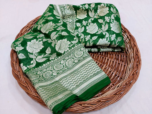 Banarasi khaddi georgette saree